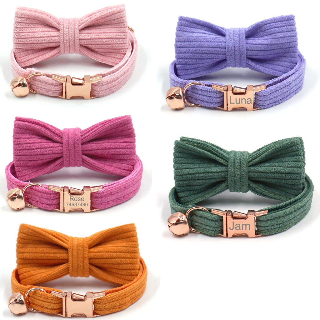 Customized ID Bow Collar for