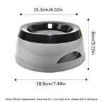 Pet Dog Bowls Floating Not Wetting Mouth Cat Bowl No Spill Drinking Water Feeder Plastic Portable Dog Bowl Outdoors Accessories