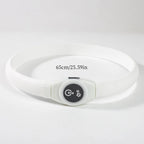 LED Illuminated Dog Collar, Waterproof PVC Material, With USB Interface, 3 Modes, Suitable for Large, Medium And Small Dogs.