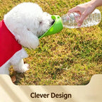 Dog Cat Drinking Bowl Outdoor Feeding Water Portable Drinking Cup for Pets Foldable Water Dispenser Interchangeable Bottle