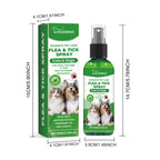 Gentle Cleaning Pet Flea Spray Safe Tick Control Non Toxic Plant Based Formula Fast Acting Flea Killer for Dogs, Cats