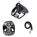 Pet Harness And Leash Set Reflective Harness Anti Escape Mesh Cat Chest Strap For Cats Small Dogs Pet Chihuahua Walking Supplies