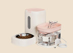 Automatic Pet Feeder And Water Bowl Combo Stainless Steel