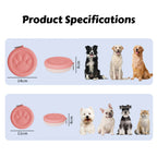 Portable Outdoor Pet Bowl: 2-in-1 Travel Dog Food/Water Dish with Treat Compartment for Hiking, Camping, and On-the-Go Feeding