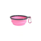 350ML Dog Bowls - Expandable Foldable Travel Pet Bowls with Carabiners, Durable Plastic Food & Water Dishes for Hiking,Walking