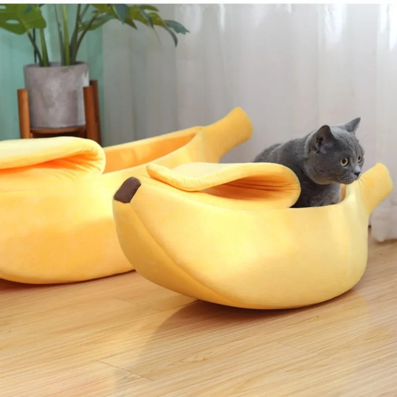 Banana Cat Bed