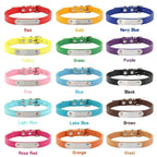 Personalized Leather Collar for Cats and Dogs