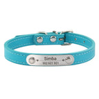 Personalized Leather Collar for Cats and Dogs