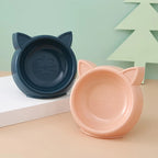 Charming Cat-Shaped Dog Bowl - Non-Slip, Easy to Clean, Perfect for Small/Medium Pets