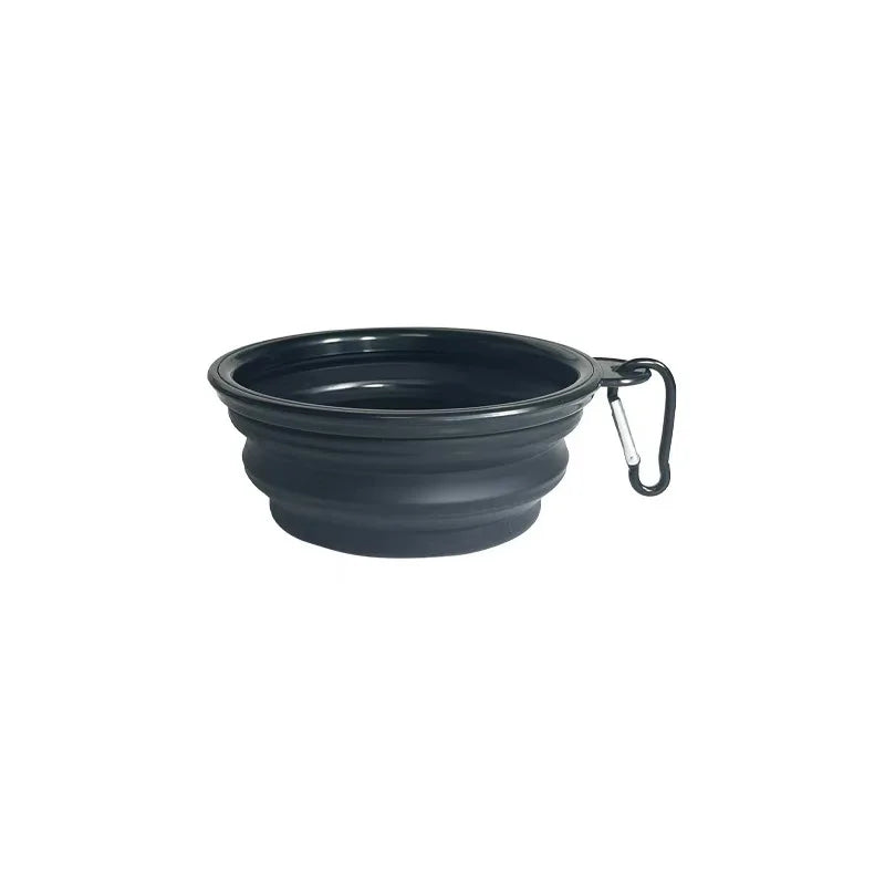 350ML Dog Bowls - Expandable Foldable Travel Pet Bowls with Carabiners, Durable Plastic Food & Water Dishes for Hiking,Walking