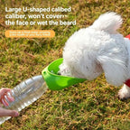 Dog Cat Drinking Bowl Outdoor Feeding Water Portable Drinking Cup for Pets Foldable Water Dispenser Interchangeable Bottle