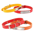 Personalized Leather Collar for Cats and Dogs