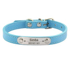 Personalized Leather Collar for Cats and Dogs