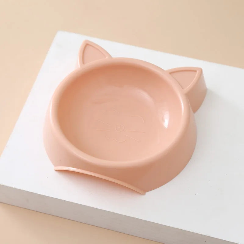 Charming Cat-Shaped Dog Bowl - Non-Slip, Easy to Clean, Perfect for Small/Medium Pets