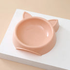 Charming Cat-Shaped Dog Bowl - Non-Slip, Easy to Clean, Perfect for Small/Medium Pets